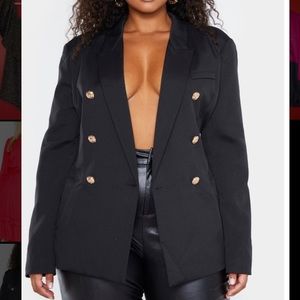 Oversized Military Blazer